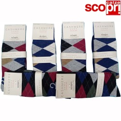 Calza uomo corta cashmere Scopri Monsieur B - 6 paia