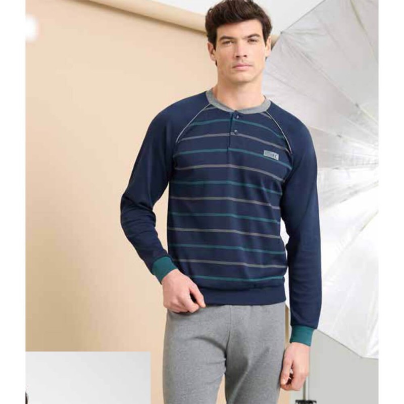 Pigiama uomo caldocotone interlock Enrico Coveri EP2191
