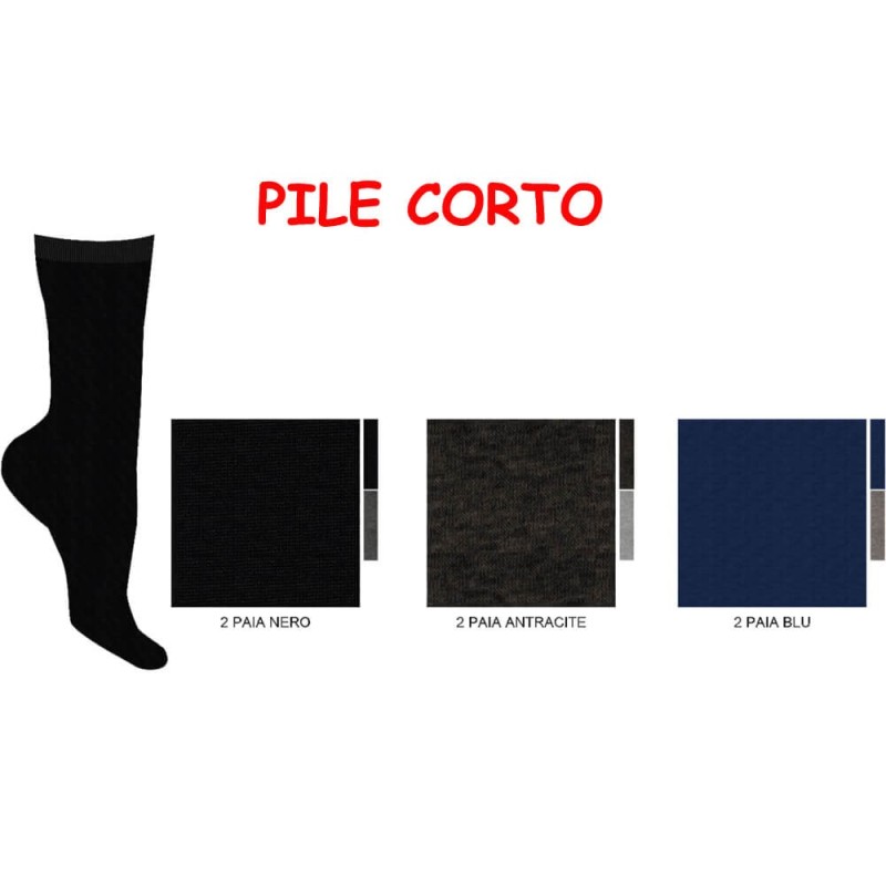 Calza donna corta pile Stylosa W051 - 6 paia