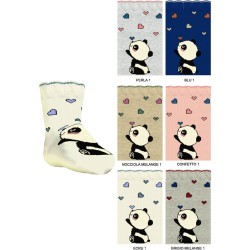 Calza baby corta caldocotone Enrico Coveri Shorty 364Ass - 6 paia