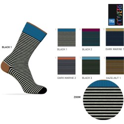 Calza uomo corta caldocotone Enrico Coveri Happy Line 31Ass - 6 paia