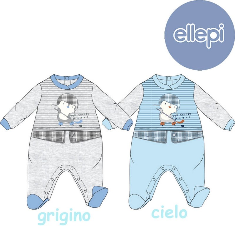 Tutina baby caldocotone interlock Ellepi BQ3435