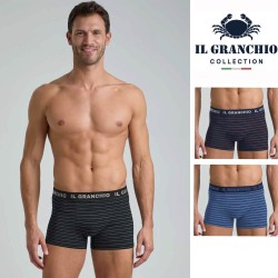 Boxer uomo cotone elasticizzato Il Granchio GB1333 - 3 boxer