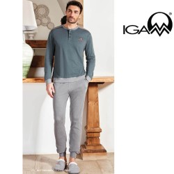Pigiama uomo caldocotone interlock Igam NPA120