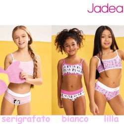 Coordinato bimba brassiere e slip cotone Jadea 248