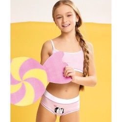 Coordinato bimba brassiere e slip cotone Jadea 248