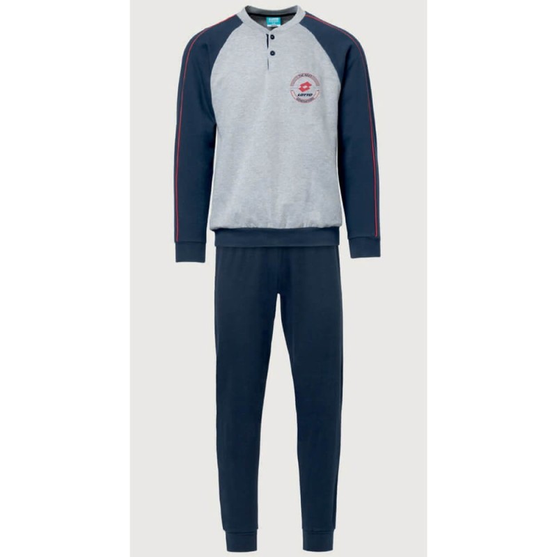 Pigiama uomo felpa Lotto LP2139