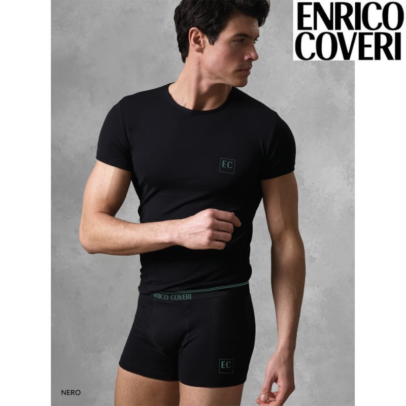 Coordinato uomo boxer e t-shirt Enrico Coveri EC1304