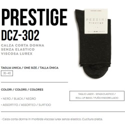 Calza donna viscosa corta Pezzini DCZ 302 - 12 paia