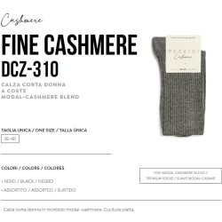 Calza donna corta cashmere modal Pezzini DCZ310 - 12 paia
