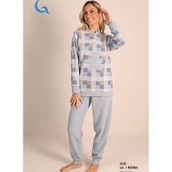 Pigiama donna punto Milano Gary 5121