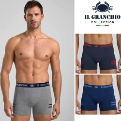 Boxer uomo cotone elasticizzato Il Granchio GB1334 - 3 boxer