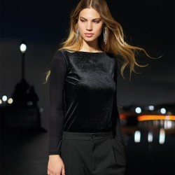 Maglia donna vellutino Jadea 4831