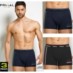 Boxer uomo cotone elasticizzato Primal B369 - 3 boxer