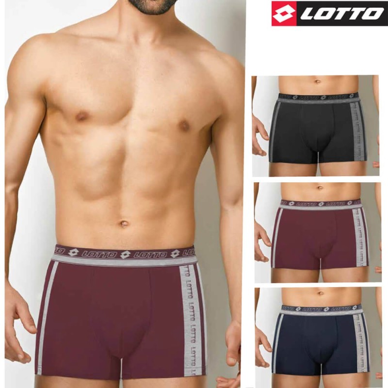 Boxer uomo cotone elasticizzato Lotto LB1360 - 6 boxer
