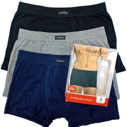 Boxer uomo cotone elasticizzato Primintimo MP410 - 3 boxer