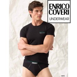 Coordinato uomo slip e t-shirt cotone elasticizzato Enrico Coveri EC1324/S