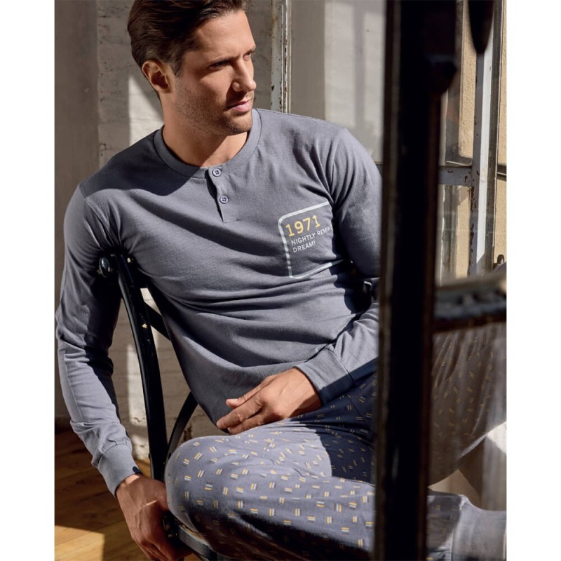 Pigiama uomo cotone Infiore MKD754249