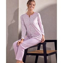 Pigiama donna aperto cotone Infiore LVL654201