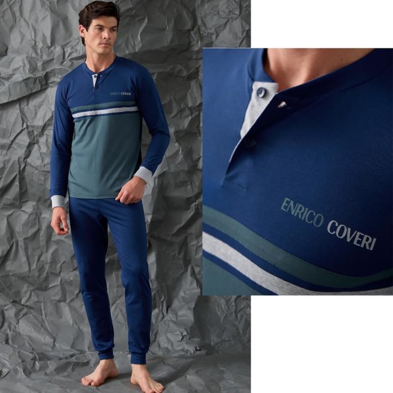 Pigiama uomo cotone Enrico Coveri EP1223