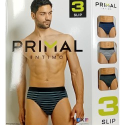 Slip uomo cotone elasticizzato Primal S371 - 3 slip