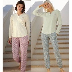 Pigiama donna cotone Jadea 3235