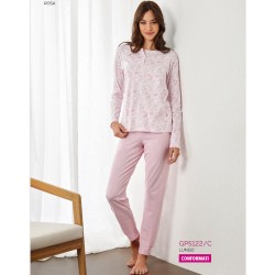 Pigiama donna taglie forti cotone Il Granchio GP5122/C