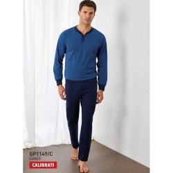 Pigiama uomo taglie forti cotone Il Granchio GP1149/C
