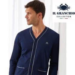 Pigiama uomo aperto cotone Il Granchio GP1150/A