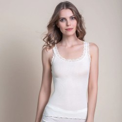 EGI TOP DONNA LANA E SETA SPALLINA STRETTA 1491