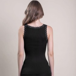 EGI TOP DONNA LANA E SETA SPALLINA STRETTA 1491