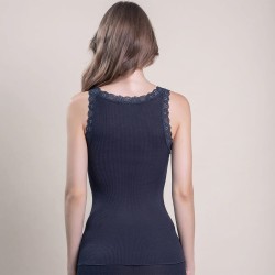 EGI TOP DONNA LANA E SETA SPALLINA STRETTA 1491