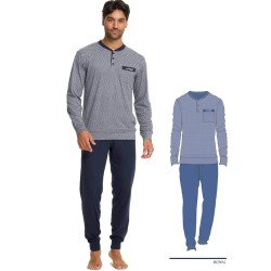 Pigiama uomo cotone Notte&dì NJ112