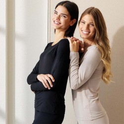 Maglia donna manica lunga micromodal Jadea 3311