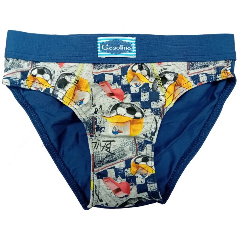 Slip bimbo cotone elasticizzato Gasolino U3861/F - 6 slip