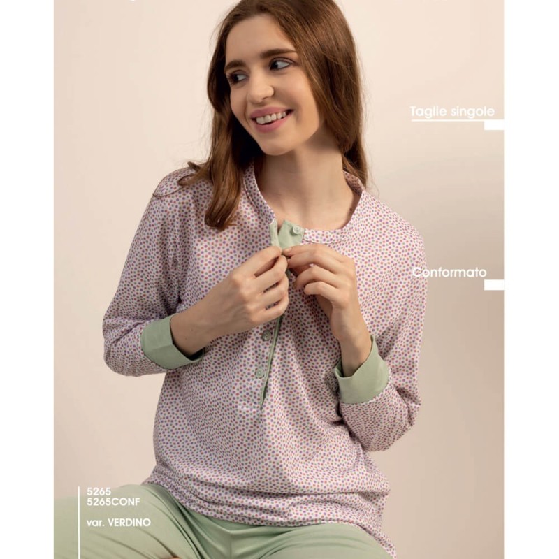Pigiama donna cotone Gary 5265