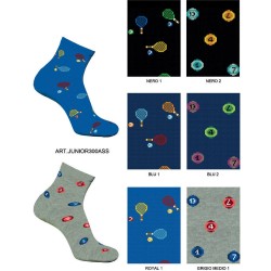 Calza bimbo corta cotone elasticizzato Enrico Coveri Junior 300ass - 6 paia