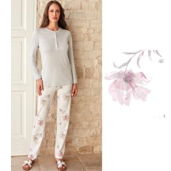 Pigiama donna cotone Nottingham NPB031