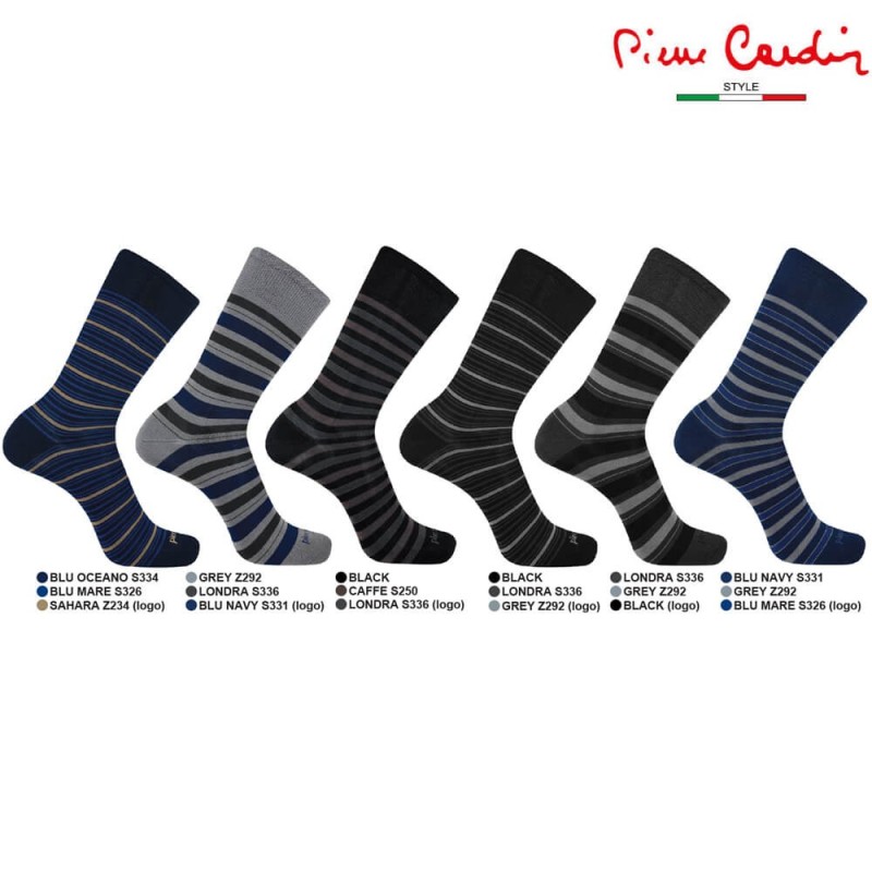 Calza uomo corta filo di Scozia Pierre Cardin PC3090 - 12 paia