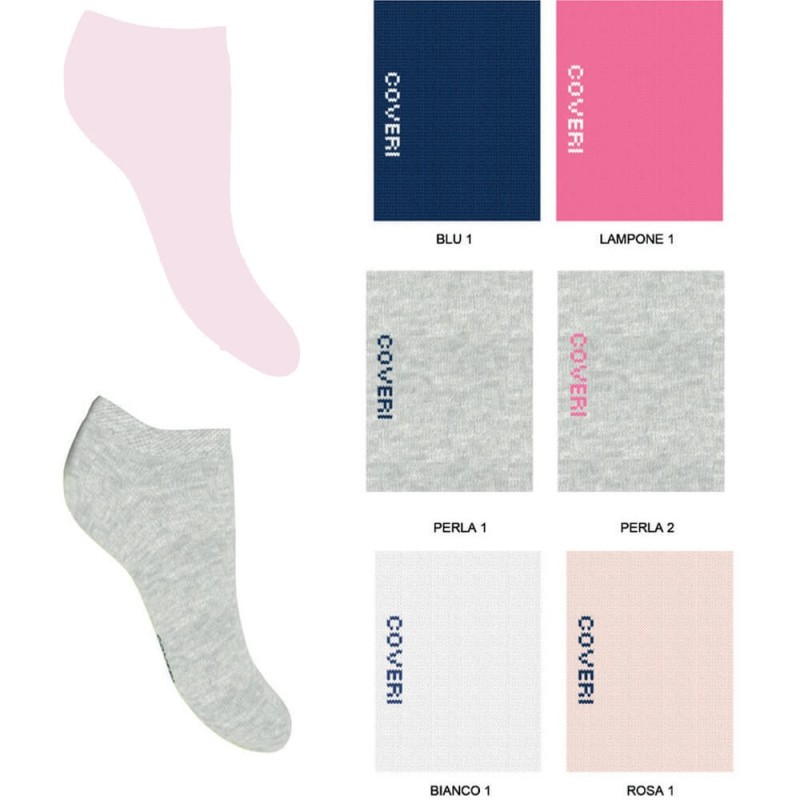 Minicalza bimba cotone elasticizzato Enrico Coveri Pingu NW2ASS - 6 paia