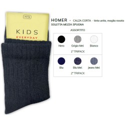 SCOPRI 12 PAIA CALZA TENNIS BIMBI HOMER
