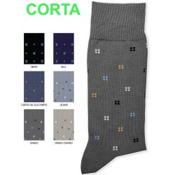 Calza uomo corta filo di Scozia Scopri Ono - 12 paia