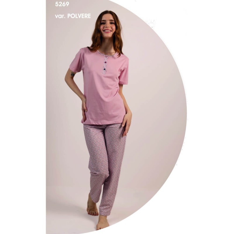 Pigiama donna cotone Gary 5269