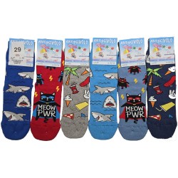 LEONDORO 6 PAIA ANTISCIVOLO COTONE BIMBI 056