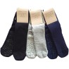 Antiscivolo donna corto cotone Leondoro 058 - 6 paia