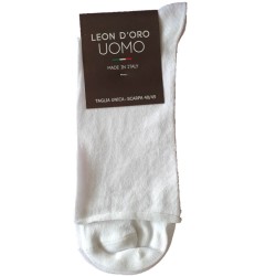 LEONDORO 6 PAIA CALZA UOMO COTONE CORTA 670/C