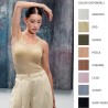 Canottiera donna cotone lamè Sublyme 12201