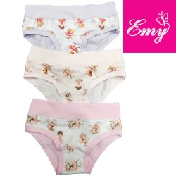 Slip bimba cotone elasticizzato Emy B3002 - 6 slip