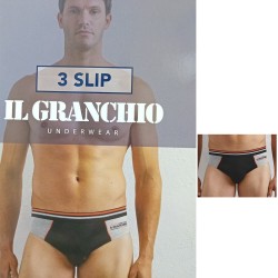 Slip uomo cotone elasticizzato Il Granchio GS1343 - 3 slip