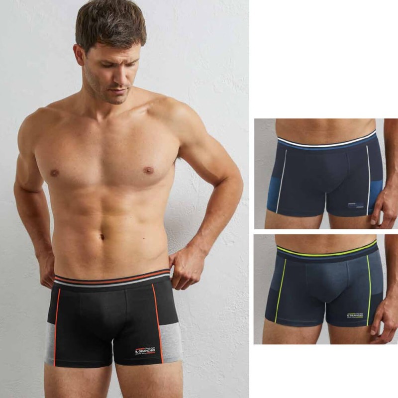 Boxer uomo cotone elasticizzato Il Granchio GB1343 - 3 boxer